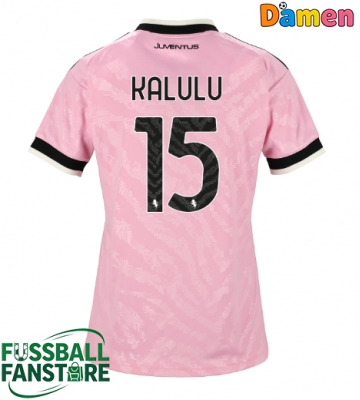 Juventus Pierre Kalulu #15 Replik Auswärtstrikot Damen 2026-27 Kurzarm